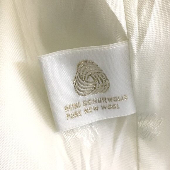 ESCADA Cream and Black Classic Wool Blazer - Picture 11 of 14